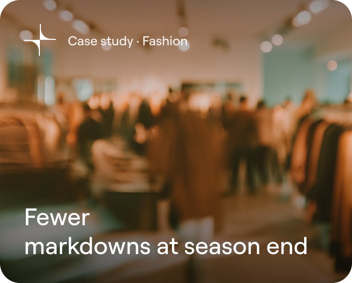 Case Study Fashion: Fixing Markdowns Through Assortment Design